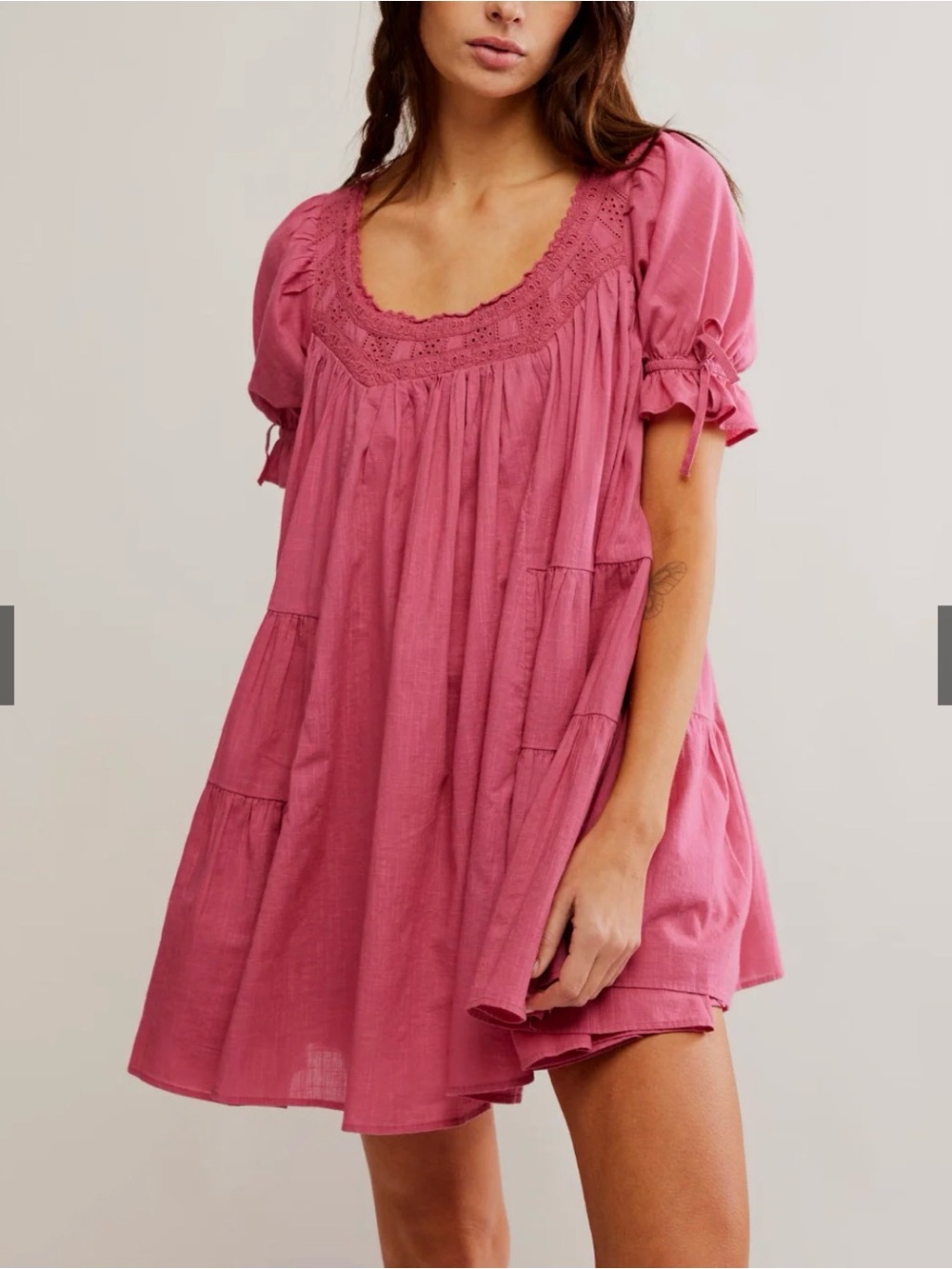 Women's Free People Sandy Shores Babydoll Dress